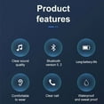 thumbnail image 4 of RHEA- Wireless Bluetooth 5.2 Earpiece Headset Driving Trucker Earbuds Noise Cancelling, 4 of 6