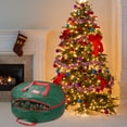 thumbnail image 3 of Christmas Wreath Storage Container Fabric Storage For Holiday Artificial Christmas Wreaths Storage Case,Green,Pe, 3 of 7