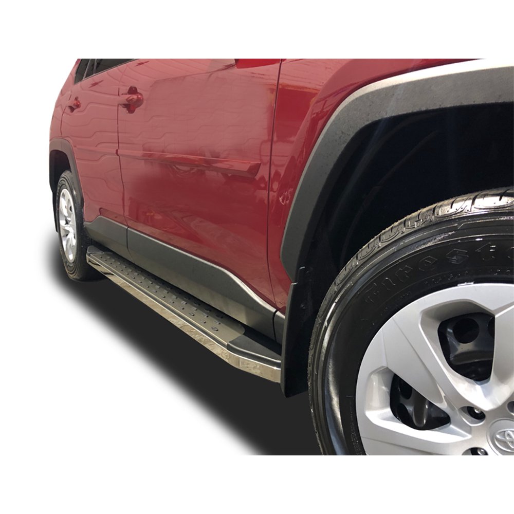 Broadfeet // Running Boards R22 Series 20192021 Toyota RAV4 Black
