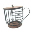 thumbnail image 3 of simhoa Coffee Pod Holder Iron Coffee Capsule Storage Basket for Cafes Counter Hotel black, 3 of 8