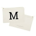 thumbnail image 2 of Personalized Modern Monogram Cosmetic Bag and Travel Make Up Pouch by The Cotton  Canvas Co., 2 of 4