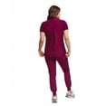 thumbnail image 4 of Green Town Scrubs for Women Scrub Set - Slim Fit Jogger Pant and Mandarin Collar Tuck-In Top, Easy Care Uniform, 4 of 6