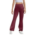 thumbnail image 2 of Girls Dressy Flare Pants High Waisted Stretch Bottoms Ruffle School Comfortable Fit for Everyday Wear, 2 of 5