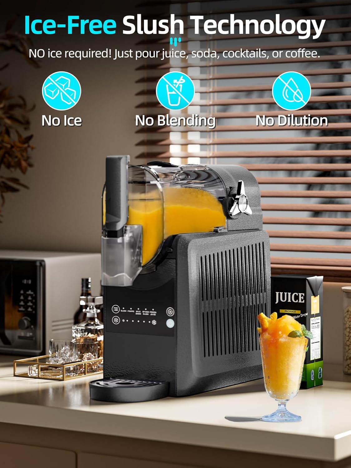 VNN Slushy Machine Home Margarita Slush Maker 92 oz Smoothie Frozen Drink Maker