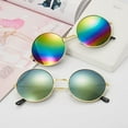 thumbnail image 2 of Gafas de sol redondas vintage Shanghai Prince Gafas de sol para hombres y mujeres Gafas Color Reflectante Boda Best Man Gafas, 2 of 6
