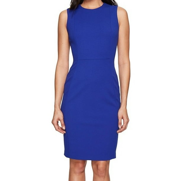 Calvin Klein - Calvin Klein NEW Royal Blue Womens Size 12 Crepe