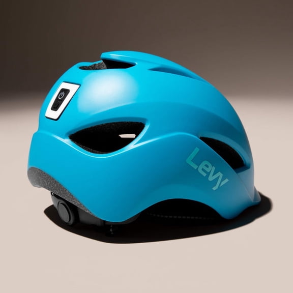 Levy Electric Adjustable Scooter & Bike Helmet with Rear LED Light – One Size for Adults