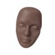 thumbnail image 5 of Práctica de silicona para rostro, piel, cejas, delineador de ojos, labios, cabeza, modelo facial de silicona Piel bronceada, 5 of 8