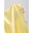 thumbnail image 6 of Women's Yellow Solid Ruched Strapless Simple Fashion Casual Holiday Beach Date Swing A-Line Dress Spring Summer, 6 of 6