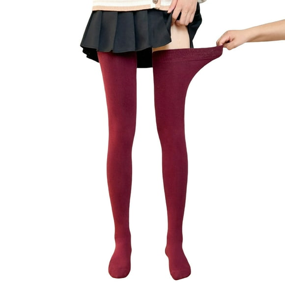 GDREDA Womens High Socks Opaque Thigh High Stockings Thigts Hosiery Tights Fishnet One Woman Merchandise Mod And Tone Tights Tops And Tights Thigh High Stockings for Women Lingerie Garter Ans