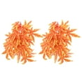 thumbnail image 2 of Loewten Reptile Simulation Plants,2pcs Maple Leaf Rattan Simulation Autumn Hanging Fall Leave Vines With Suction Cup For Home Wedding Fireplace Party,Autumn Hanging Fall Leave Vines, 2 of 8