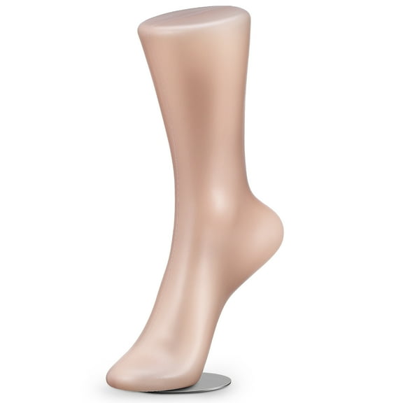 LOLIPPYY Female Mannequin Foot Display Model for Socks, Jewelry, Ankle Bracelets, Shoes, Sandals, and Short Stocking Stand