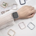 thumbnail image 5 of Allytechgroup Compatible with Apple Watch Series 9/8/7 41mm Case,[No Screen Protector] Shockproof Protective Bumper for iWatch Series 9/8/7 41mm, Silver, 5 of 5