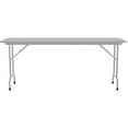 thumbnail image 3 of Correll 24"W x 96"D Melamine Top Folding Table in Gray Granite, 3 of 3