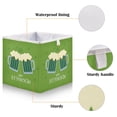 thumbnail image 3 of Iauyy Foldable Home Closet Storage Bins - Waterproof 300D Oxford Rectangle Baskets with Handles for Clothing Storage Books，Beer Glass, 3 of 6