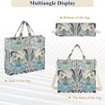 thumbnail image 6 of FORMRS Womens Corduroy Tote Bag Crossbody Shoulder Handbag with Pocket, Vibrant Abstract Design, 6 of 7