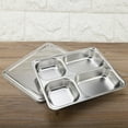 thumbnail image 1 of Avec Couvercle Assiette de Service Épaissie, Assiette à Déjeuner, Réutilisable pour Cantine Étudiante Vaisselle de Maison, 1 of 8