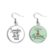 thumbnail image 1 of Algún día todos iremos loco quote Colgante decorativo temporada pendientes de primavera joyas Unbranded M, 1 of 3