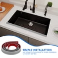 thumbnail image 3 of Soimiss Water Stopper p Grey TPE for Bathtub and Sink 1Pcs, 3 of 8