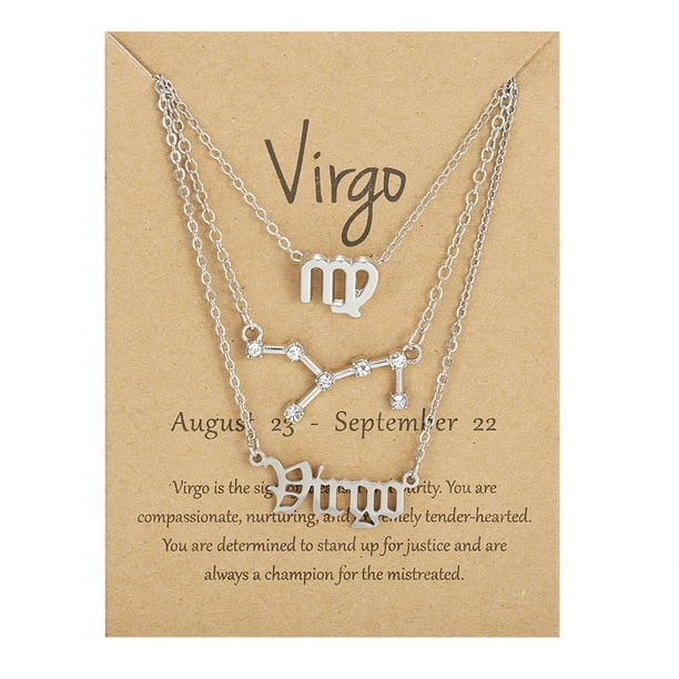 Collar para mujer, joyería para mujer, conjunto de 3 piezas de joyería para mujer, collar con la letra "doce" en inglés antiguo.