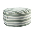 thumbnail image 1 of Outdoor Inflatable Pouf Striped Green, 1 of 3