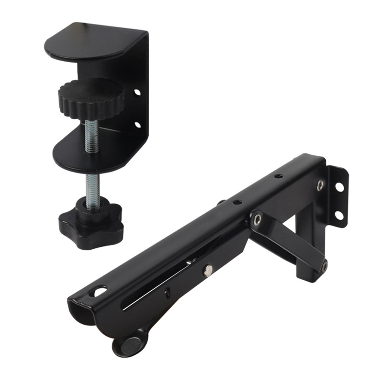 1-Piece Sliding Desk Extension Plate Support Clipon Keyboard Tray Hand Rest