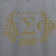 thumbnail image 3 of CafePress - Alpha Sigma Phi Greek Dad Gold Sweatshirt - Crew Neck Sweatshirt, 3 of 4