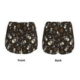 thumbnail image 6 of Goofa Pirate Skulls Printed Women 2 in 1 Running Shorts,Quick Dry Athletic Workout Shorts,High Waisted Athletic Shorts with Liner Pockets-Large, 6 of 9