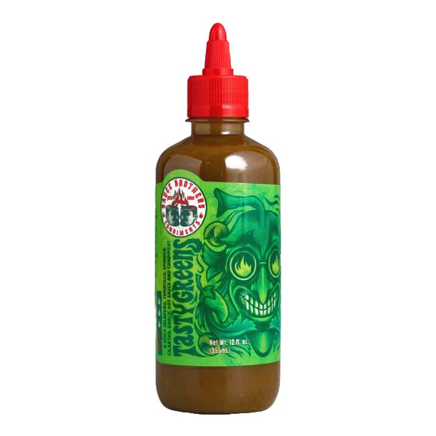 Sauce Brothers Tasty Greens Hot Sauce 4.2 oz each (6 Items Per Order