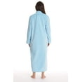 thumbnail image 3 of Just Love Plush Zipper Lounger Robe (Blue, X-Large), 3 of 3