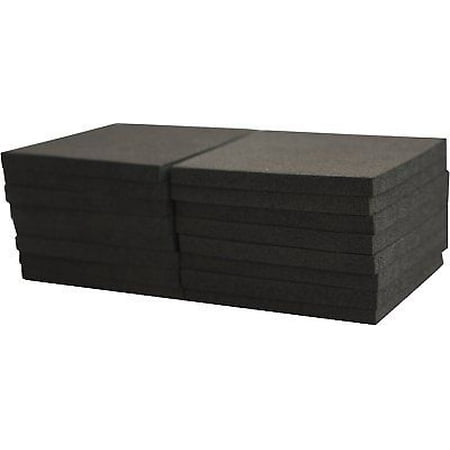 Appliance Anti Vibration Pads XCEL Foam Rubber Padding - 16-Piece Acoustic Damper Anti-Vibration Closed-Cell Pads, 3'x3'x1/4' ()