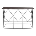 thumbnail image 2 of Furniture of America Herlan Console Table with Metal Frame, Walnut, 2 of 5
