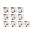 thumbnail image 2 of 3D Crystal Tile Stickers 10Pcs Self-Adhesive Mosaic Glass Wall Tiles Waterproof Removable Kitchen Backsplash Bathroom Decoration Peel and Stick Home Renovation DIY, 2 of 7