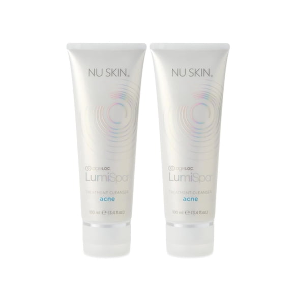 Limpiador Nu Skin ageLOC LumiSpa para piel propensa al acné, 200 ml, paquete de 2