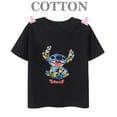 thumbnail image 4 of Camiseta de algodón para niños de Lilo Stitch Anime, camisetas para niños, camisetas para niños, camisetas casuales de manga corta con cuello redondo de moda de verano 2024, 4 of 5