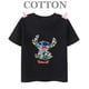thumbnail image 4 of Camiseta de algodón para niños de Lilo Stitch Anime, camisetas para niños, camisetas para niños, camisetas casuales de manga corta con cuello redondo de moda de verano 2024, 4 of 5