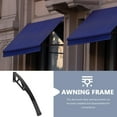 thumbnail image 3 of HINTRMENT Support de Store en Aluminium Renforcé Noir pour Porte Fenêtre Patio Extérieur, 3 of 8