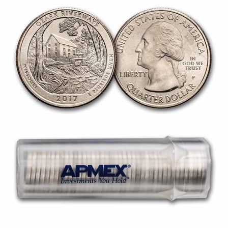 2017-P ATB Quarter Ozark Scenic Riverways 40-Coin Roll BU