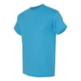 thumbnail image 2 of Men Heavy Cotton Multi Colors T-Shirt Color Heather Sapphire 2X-Large Size, 2 of 5