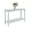 White, variant on AwayHome 48" HIPS Outdoor Console Table for All-Weather,2-Shelf Side Table for Patio,DarkGreen