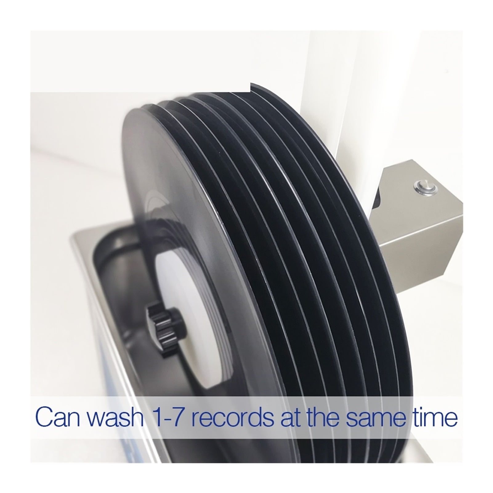 Ultrasonic Jewelry Cleaner Vinyl Records Washer 6.5L Ultrasonic Cleaner 180W With Lifter Bracket Waterproof For Album Disc ,Strong Cleaning