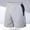 Gray, variant on Mens Basketball Shorts Cycling Running Outdoor Sports Versatile Five Quarter Pants Solid Color Casual Shorts