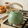 thumbnail image 4 of yotijay Portable Whistling Kettle 3L Large Capacity Water Kettle Light Green, 4 of 5