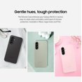 thumbnail image 3 of Funda de silicona para Samsung Galaxy A56 5G, protectora, cómoda, fácil de sostener, versión estadounidense, color verde salvia, 3 of 9