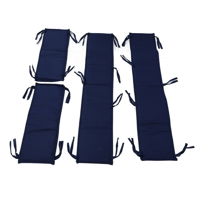 Forro Para Cuna, Almohadillas Para Parachoques De Cuna, Protector Suave Lavable De Color Liso Para Niños Para Interiores