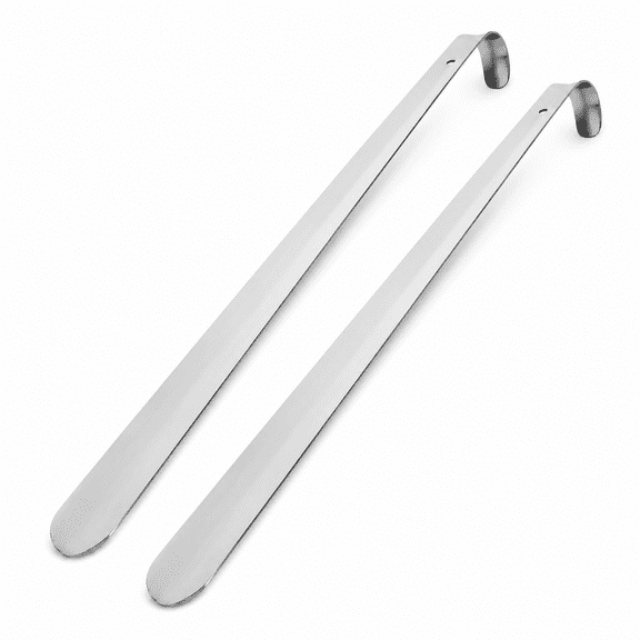 Extra Long Handled Metal Shoe Horn (2 Count)