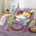 thumbnail image 1 of 3D Pokémon Blanket Plush Flannel Sofa Bed Anime Cover Blanket, 1 of 2