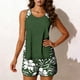 thumbnail image 5 of TaTaai Off-Shoulder Floral Print Bikini Set, Women's Backless Swimsuit with Removable Padded Bra, Color Block Two Piece for Beach and Pool Activities Gift, 5 of 7