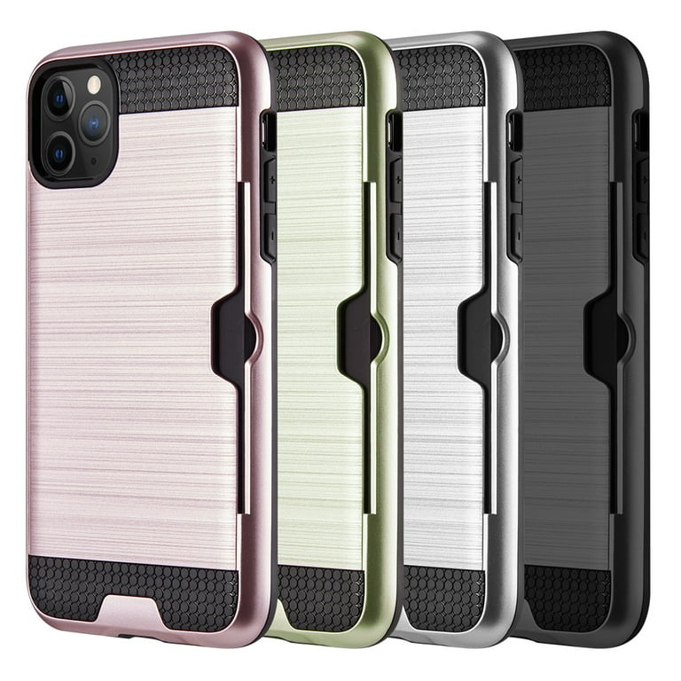 iPhoneアクセサリー iPhone11Pro HYBRID CARD TO GO CASE BLACK TPU W/ SILK BACK PLATE FOR for