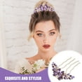 thumbnail image 4 of CRILSTYLEO Peine Decorativo Morado Con Para Peinados De Joya, 4 of 6